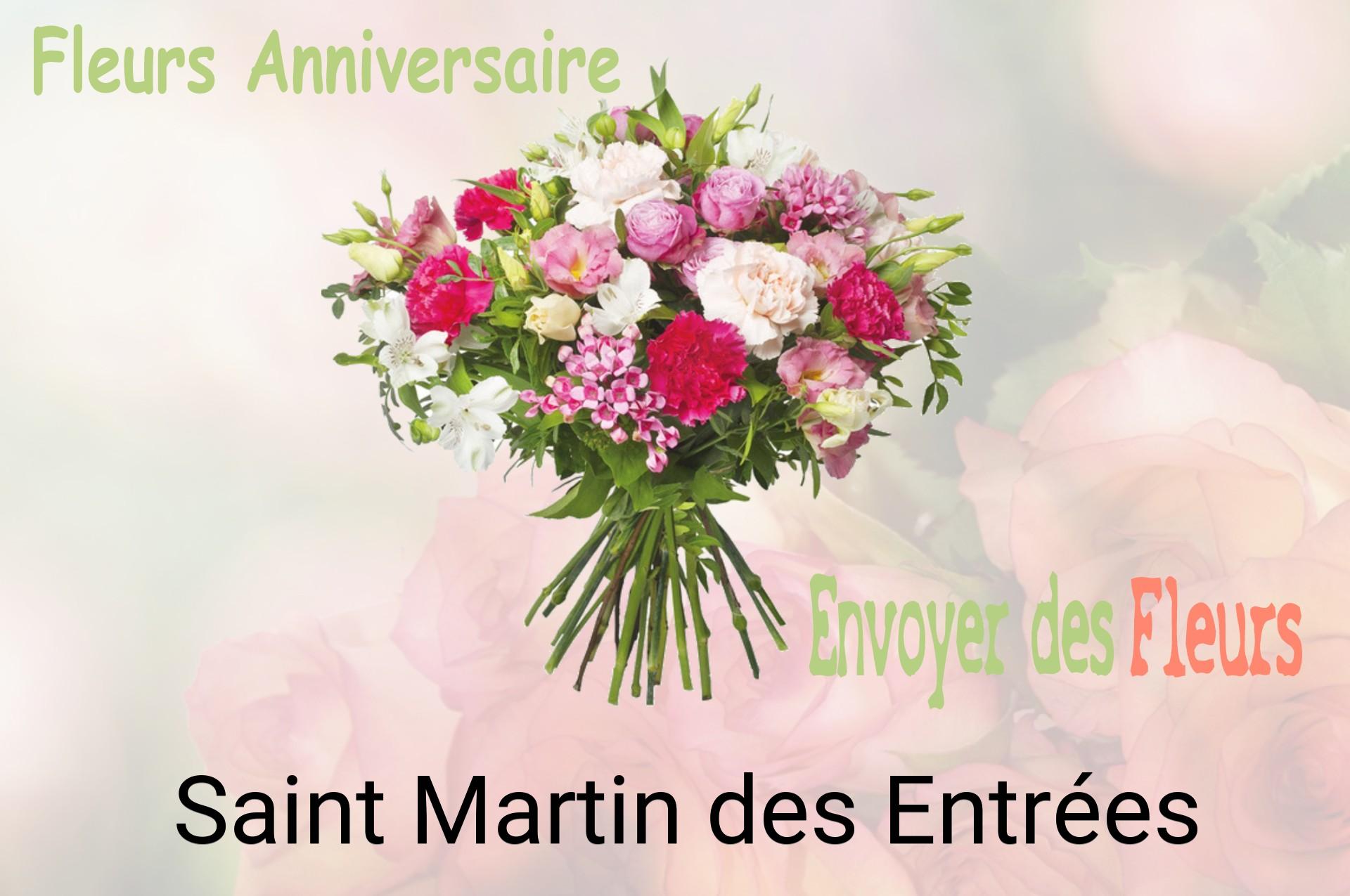 Bouquet de fleurs d’anniversaire livré à Saint-Martin-des-Entrées